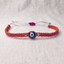925 Pure Silver Evil Eye Yellow Thread Bracelet | Adjustable Nazar Protection