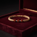 Pure Handmade Spiritual Silver & Rudraksha Thread Band/Rakhi