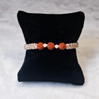 Pure Handmade Spiritual Silver & Rudraksha Thread Band/Rakhi