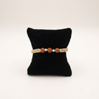 Pure Handmade Spiritual Silver & Rudraksha Thread Band/Rakhi