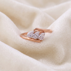 crazy three pear ring