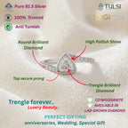 Luminaire Triangle Sparkle Ring