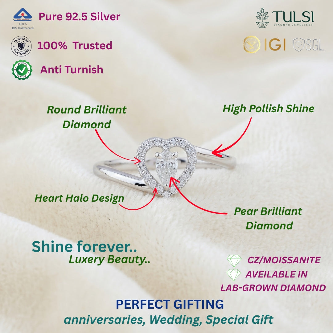 love Line halo ring